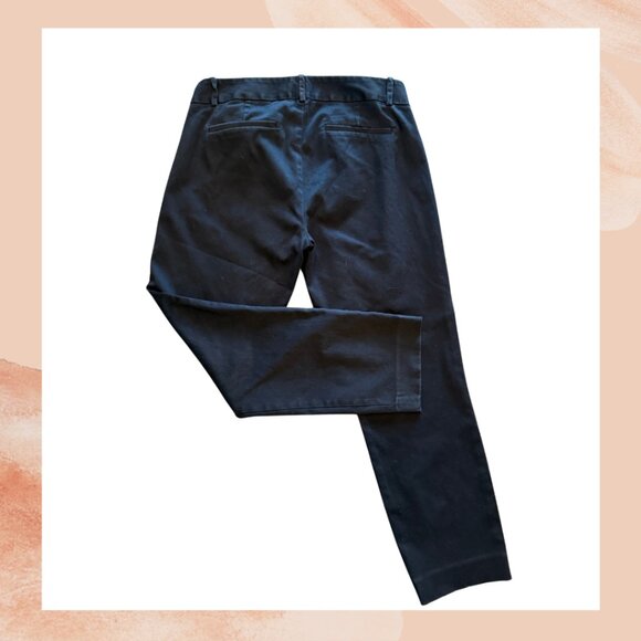 J. Crew Black Stretch City Fit Cropped Pants - Picture 5 of 6